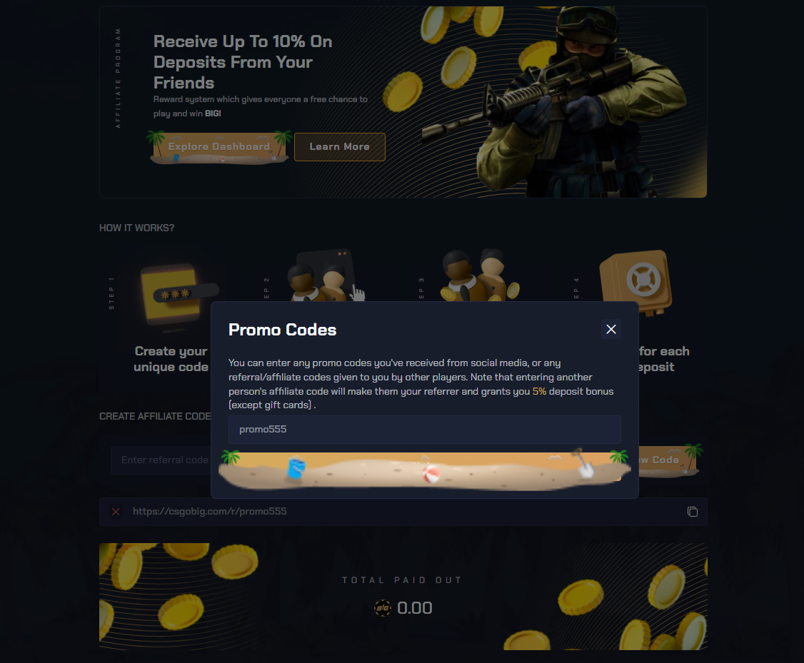 csgobig promo code bonus